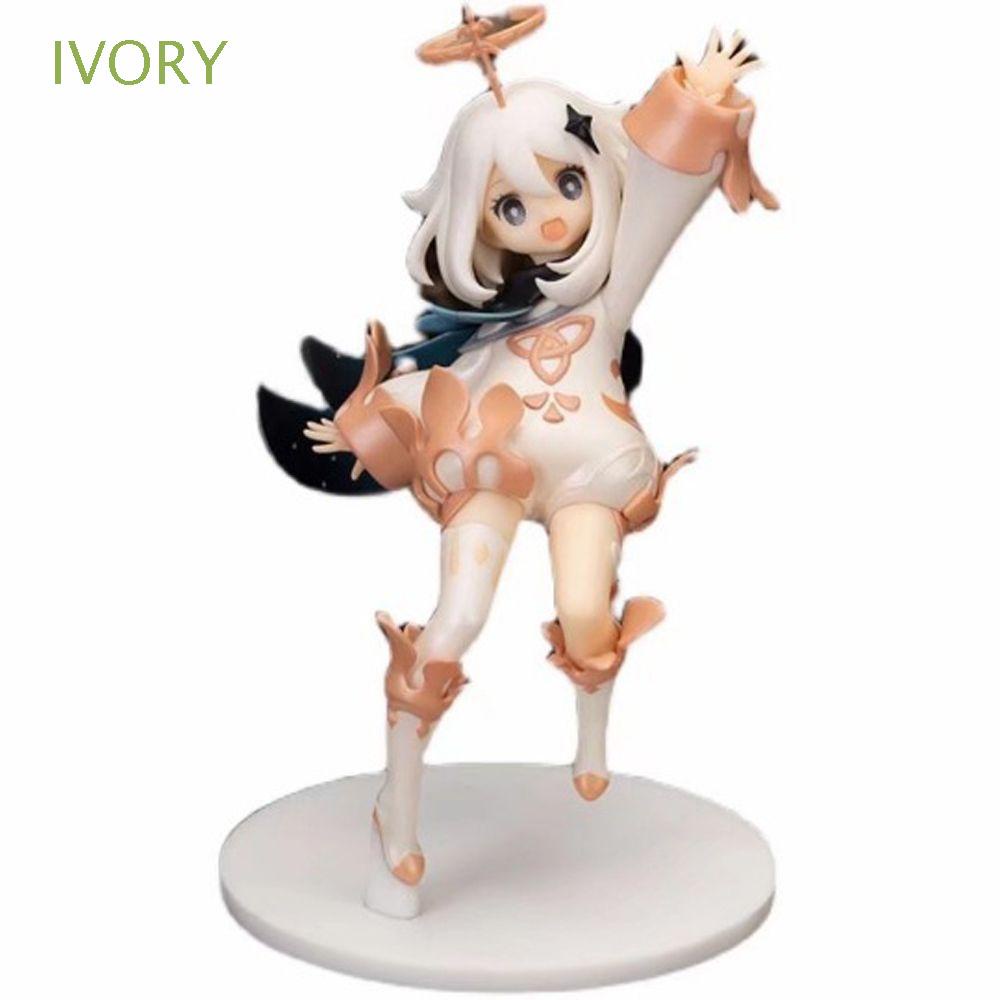 Mô hình búp bê Gacha Paimon bằng PVC cứng dễ thương cho bé