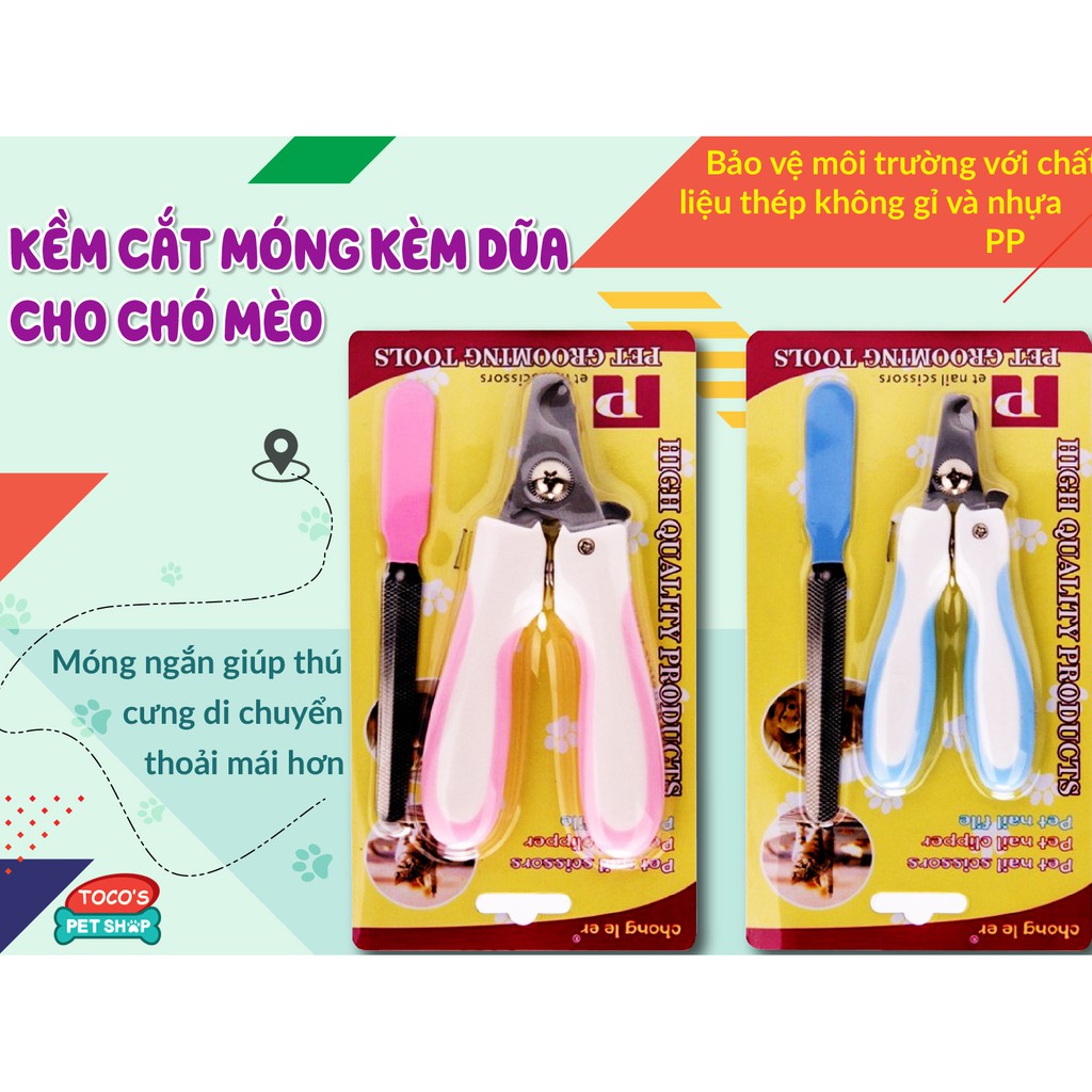 Kìm Cắt Móng Chó Mèo Kèm Giũa  |  Mua Lẻ Giá Sỉ