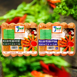 8 loại xúc xích siêu sạch trong 1kg: Cam kết sạch, ngon, không chất bảo quản