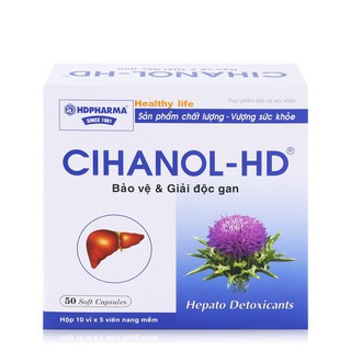Cihanol-HD viên uống hỗ trợ giải độc gan, tăng cường chức năng gan 10 vỉ x 5 viên