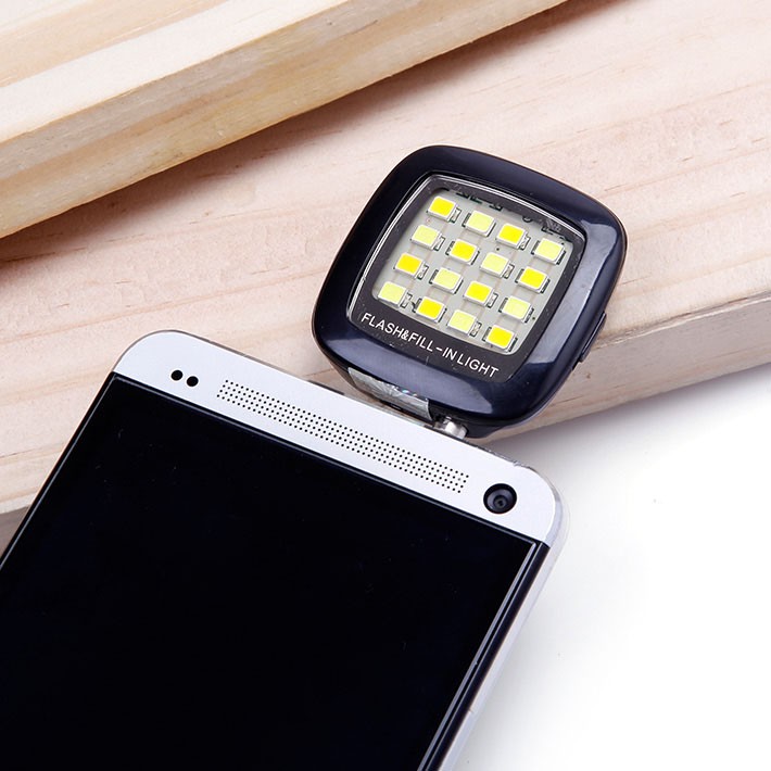 Đèn led flash hỗ trợ chụp hình 16 bóng