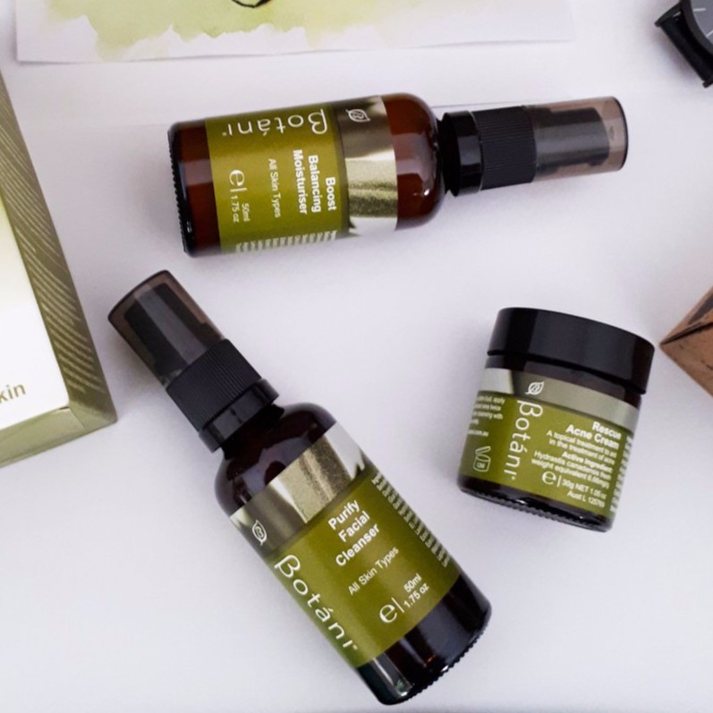 Bộ 3 Sản Phẩm Chăm Sóc Da Mụn – Botani Rescue Skin Kit