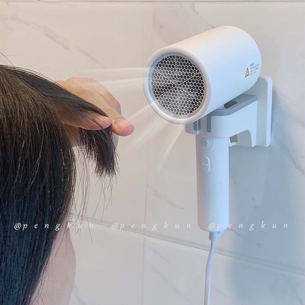 Giá Đỡ Máy Sấy Tóc Gắn Tường Thiết Kế Đơn Giản Tiện Dụng Cho Phòng Tắm