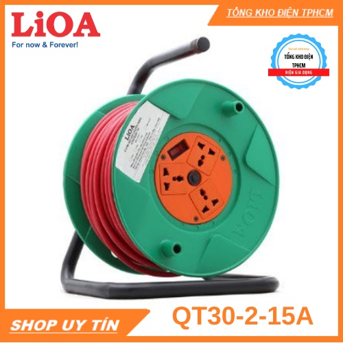 ⚡Ổ cắm kéo dài quay tay kiểu RULO TO LIOA QT30-2-15A 30m x 2 15A⚡
