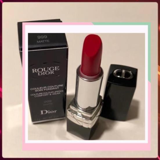 Son Dior MINI 999 Rouge Màu Đỏ matte mini 1.5g