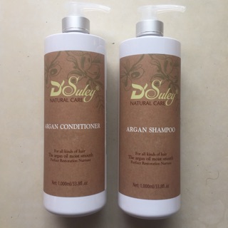 Cặp dầu gội xả mềm mượt Argan D’suley 500ml - 1000ml