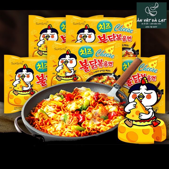 Mì cay hàn quốc samyang vị phô mai (mì trộn) 140g | BigBuy360 - bigbuy360.vn