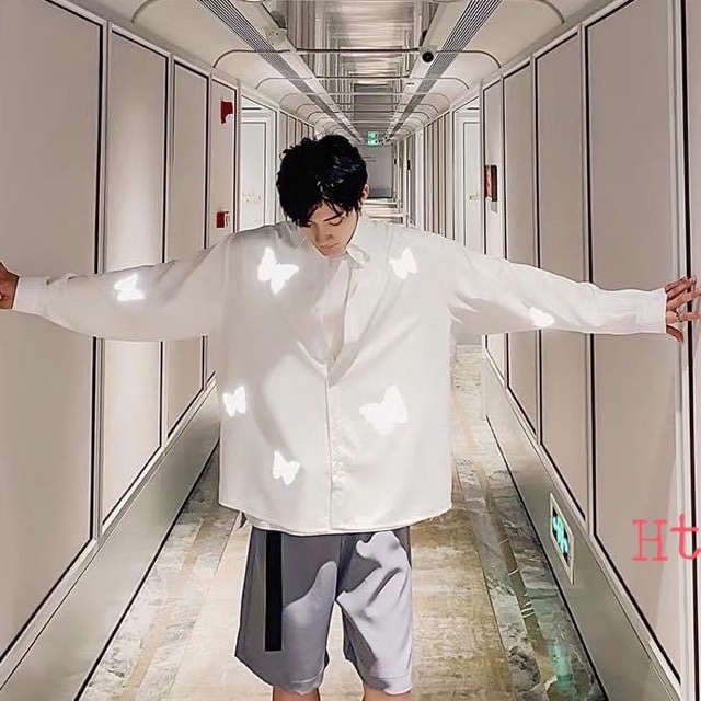 Áo Sơ mi phản quang Bướm toàn thân H2O687
