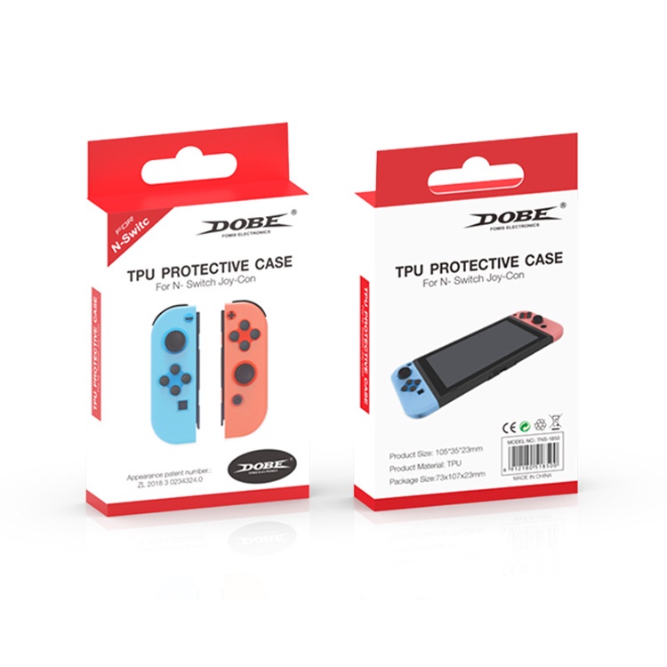 Bộ Case Joy-Con chất liệu TPU dẻo trong suốt cao cấp (DOBE) dành cho máy chơi game Nintendo Switch v1/v2 - Switch OLED