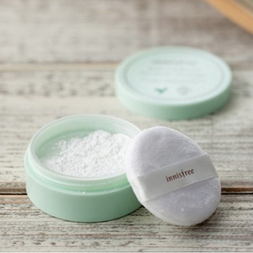 Phấn Phủ Dạng Bột Kiềm Dầu Innisfree  màu Xanh dương