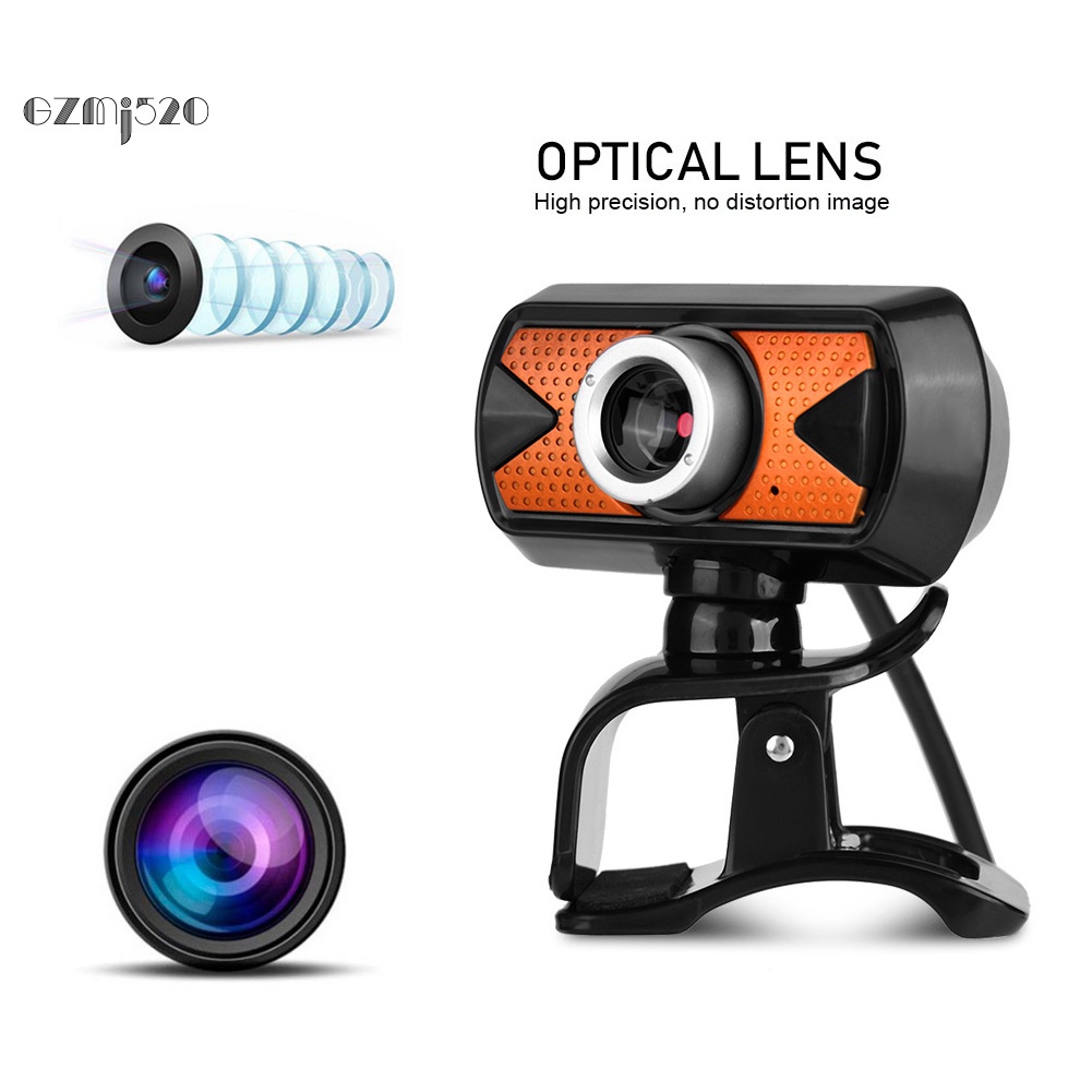 Webcam Gz 480/720/1080P cổng USB tích hợp micro cho máy tính | BigBuy360 - bigbuy360.vn