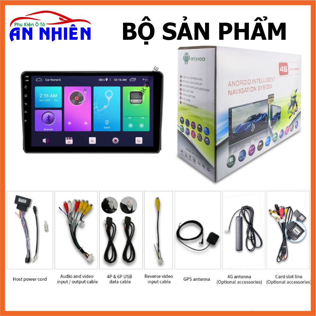 Màn Hình 10 inch Cho Xe TRANSIT - Màn Hình DVD Android Tặng Kèm Mặt Dưỡng Giắc Zin Cho Ford Transit