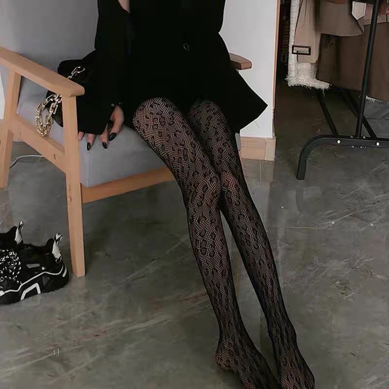 Quần Tất Vớ Ren Mỏng Mịn Họa Tiết Beo Sexy, Cá Tính - Vani Store [TAT00115]