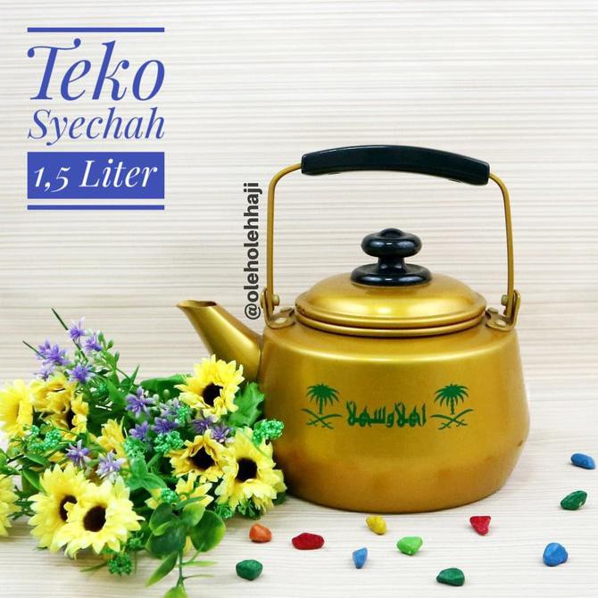 Ấm Trà Mạ Vàng Zam Zam Syechah 1.5 Liter | BigBuy360 - bigbuy360.vn