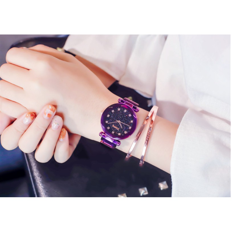 [QUÁ HOT] ĐỒNG HỒ NỮ DÂY NAM CHÂM DÂY LỤA ULZZANG SIÊU SANG CHẢNH CỰC ĐẸP | BigBuy360 - bigbuy360.vn