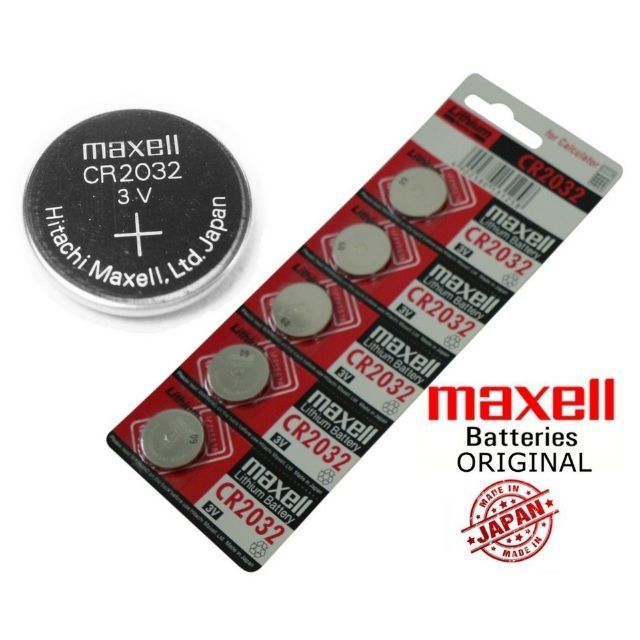 1 Vỉ 5 Viên Pin CR2032 3V Lithium Baterry Maxell chính hãng