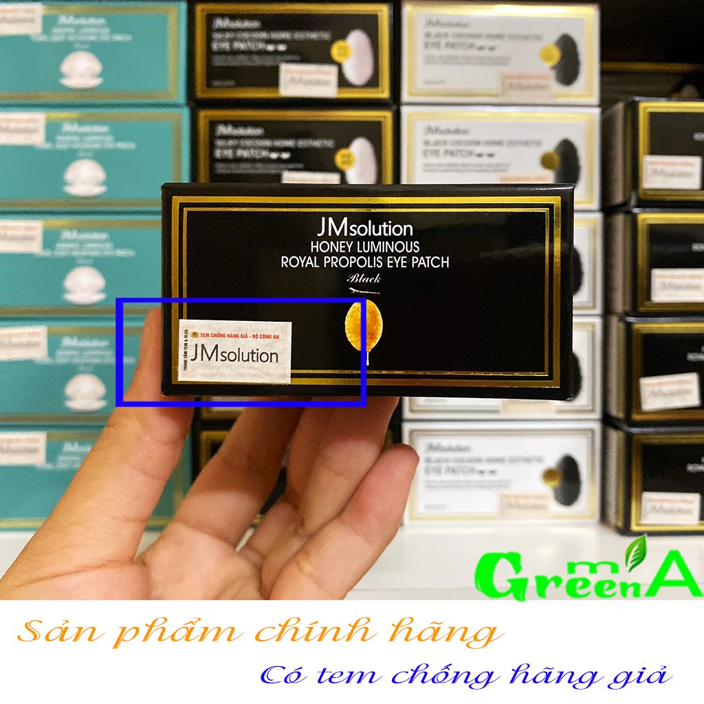 Mặt Nạ Mắt JMsolution Honey Luminous Royal Propolis Eye Patch Dưỡng Vùng Da Mắt Săn Chắc Hơn Với Chiết Xuất Từ Mật Ong