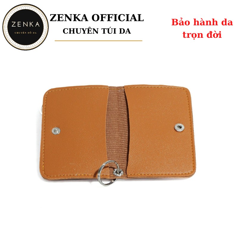 Ví đựng thẻ Zenka đựng card, tiền lẻ, vé gửi xe, làm móc khóa rất tiện dụng và đẹp mắt