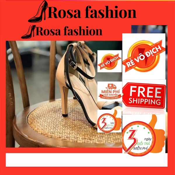 Giày CG quai ngang da mờ phối màu 9p-CG-0346