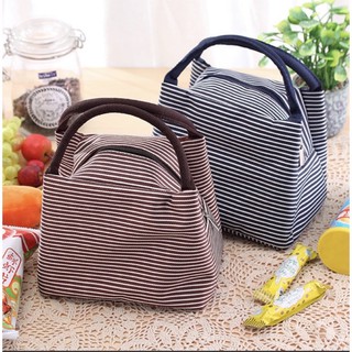Túi giữ nhiệt kẻ sọc