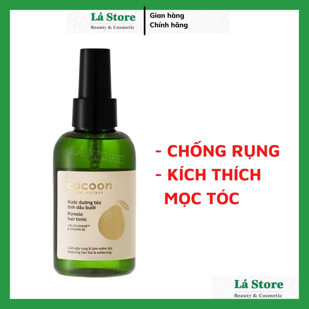 Xịt Dưỡng Tóc Tinh Dầu Bưởi Cocoon - Dưỡng tóc Phục Hồi  Và Kích Thích Mọc Tóc 140ml