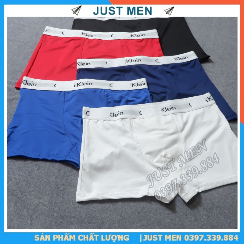 Quần lót nam boxer cao cấp co dãn 4 chiều thun lạnh chính phẩm, quần sịp xì đùi sexy thông hơi khử khuẩn | JM