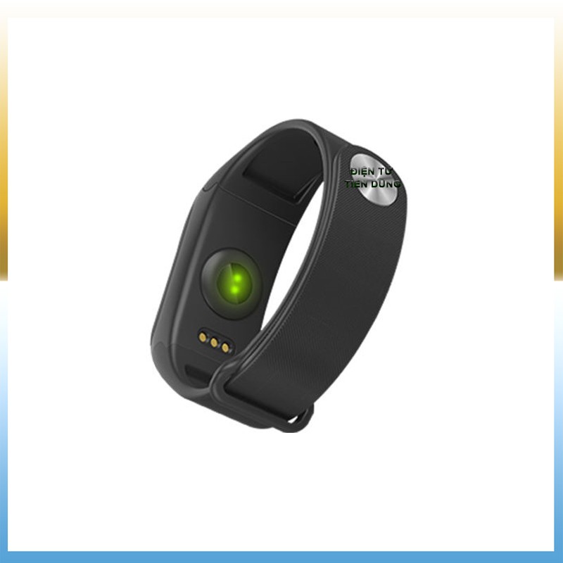 Vòng đeo tay thông mình F1 chống nước theo dõi sức khỏe hỗ trợ các chức năng thể thao, màn hình cảm ứng có màu
