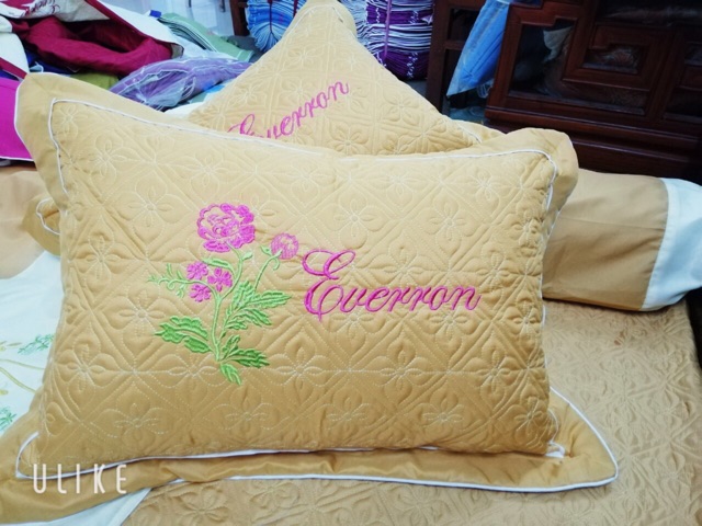 Đôi vỏ gối thêu đẹp chất satin (tuyển sỉ, ctv) | BigBuy360 - bigbuy360.vn
