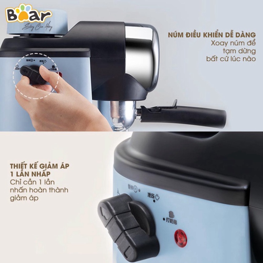 [Mã ELHADEV giảm 4% đơn 300K] Máy pha cà phê Espresso Bear CF-B02V1 (KFJ-A02N1)