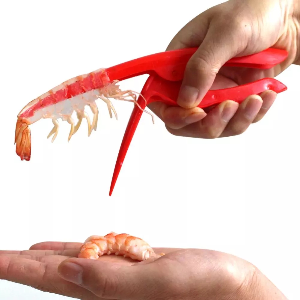 Dụng Cụ Lột Vỏ Tôm Tiện Lợi Bằng Thép Không Gỉ