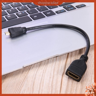 Cáp Chuyển Đổi Micro Hdmi Đực Sang Hdmi Cái 17cm