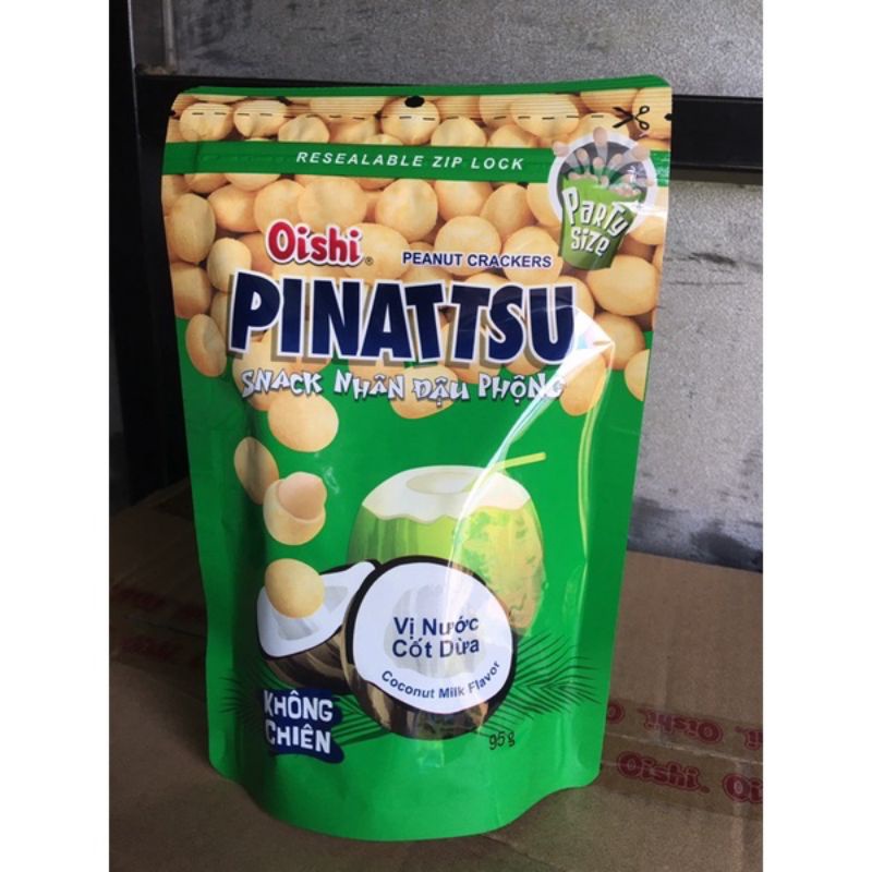 [SP siêu hot!!! Oishi]Đậu phộng Pinatsu gói lớn 95g,