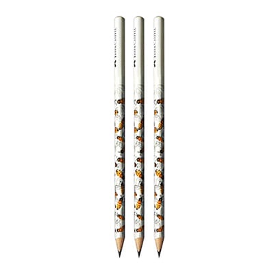 Bộ 3 Bút Chì Gỗ Motif Bee - Faber-Castell 118362P