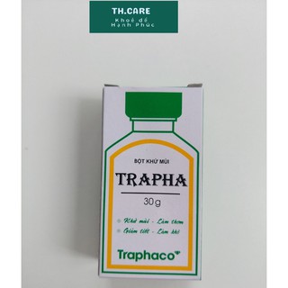 Bột khử mùi hôi chân, hôi nách, hôi giày TRAPHA 30g