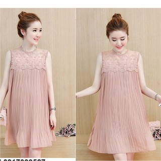 Đầm bầu phối ren dập ly