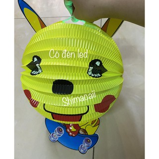 (CÓ ĐÈN LED) 50 lồng đèn trung thu hình THÚ size LỚN - lồng đèn trung thu giấy xếp các loại