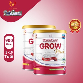 Sữa Nutri Smart GROW PLUS 900gr,sữa công thức dinh dưỡng hiệu quả cho trẻ suy dinh dưỡng và thấp còi