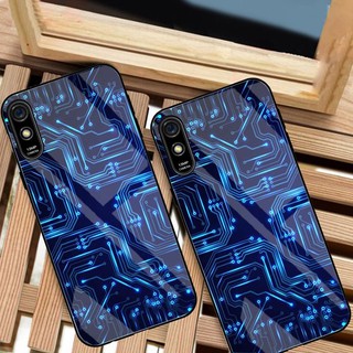 Ốp xiaomi redmi 9a lưng kính cường lực cao cấp