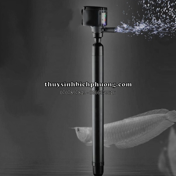 ĐÈN UV DIỆT KHUẨN VÀ RÊU HẠI SOBO KẾT HỢP BƠM THỔI TẠO KHÍ OXY CHO HỒ CÁ THỦY SINH