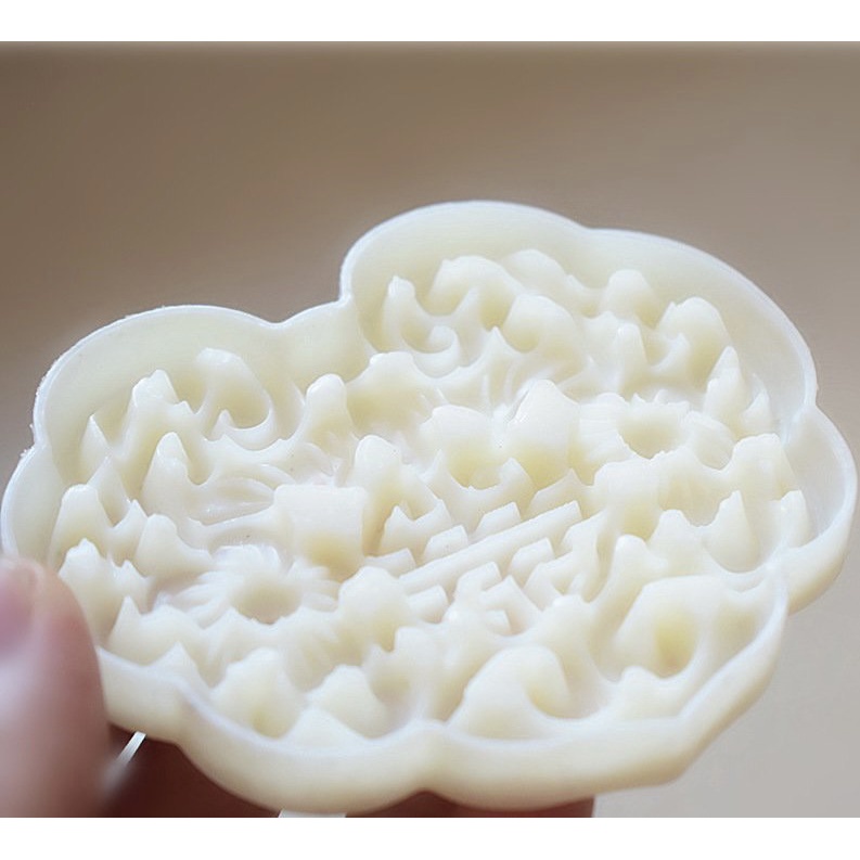 Khuôn bánh trung thu lò xo Khánh/ Ngọc Như Ý 150g (Mã 2856)