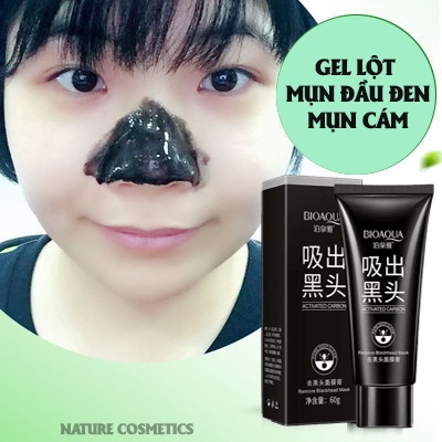 Gel Lột Mụn Đầu Đen, Mụn Cám BIOAQUA (60g). Hàng chuẩn nội địa Trung - Date 2024