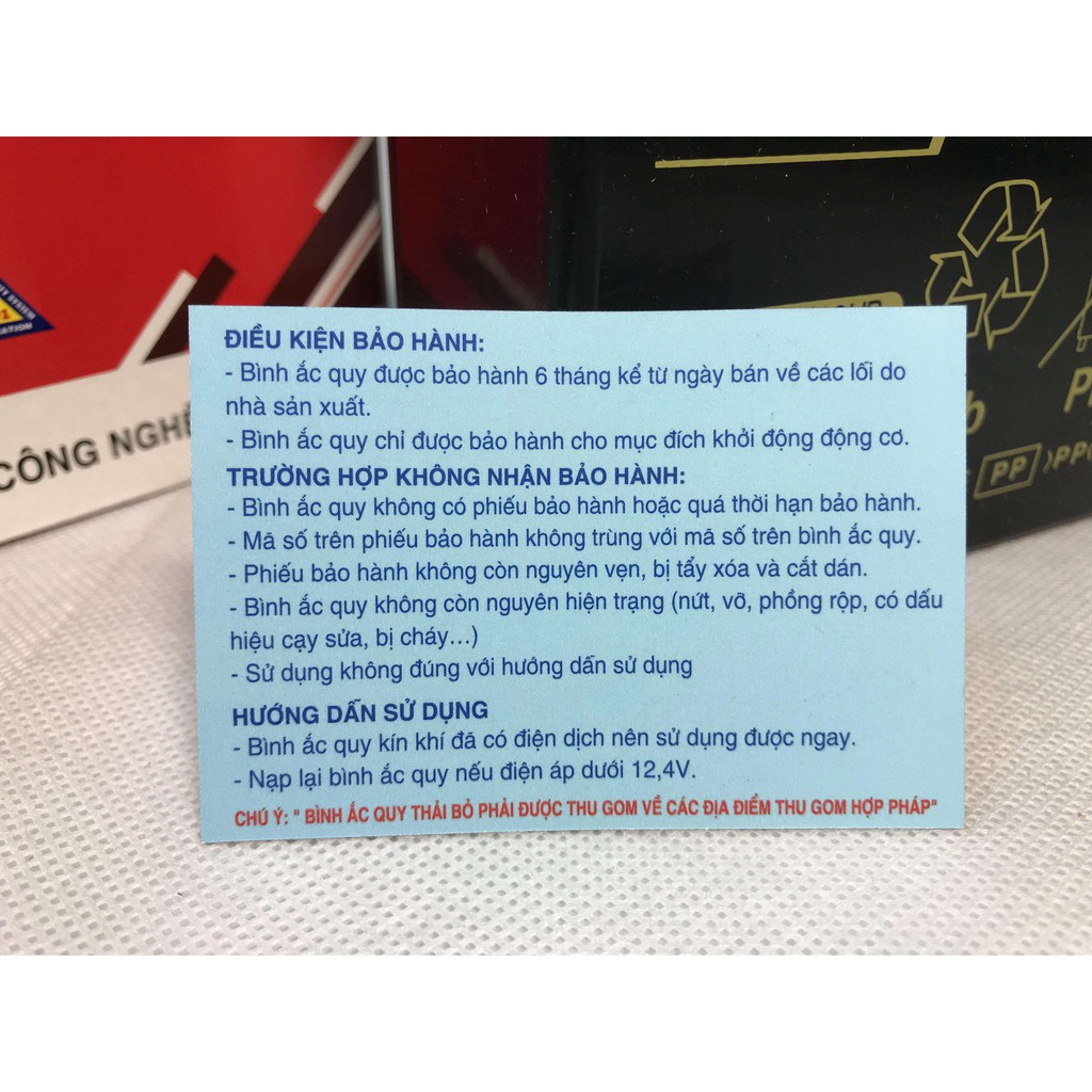 Bình Ắc Quy Khô GS GT6A Dream, Wave alpha tới 2005, Future Đầu, Sirius không Fi, Jupiter không Fi, Taurus, Mio