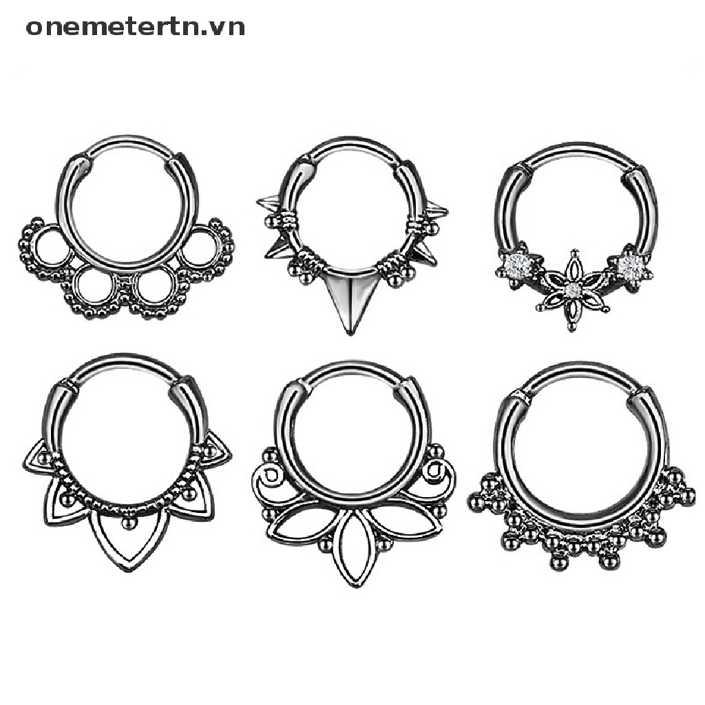 Khuyên Mũi Bằng Thép 316L Tạo Hình Bông Hoa Dành Cho Nam Và Nữ