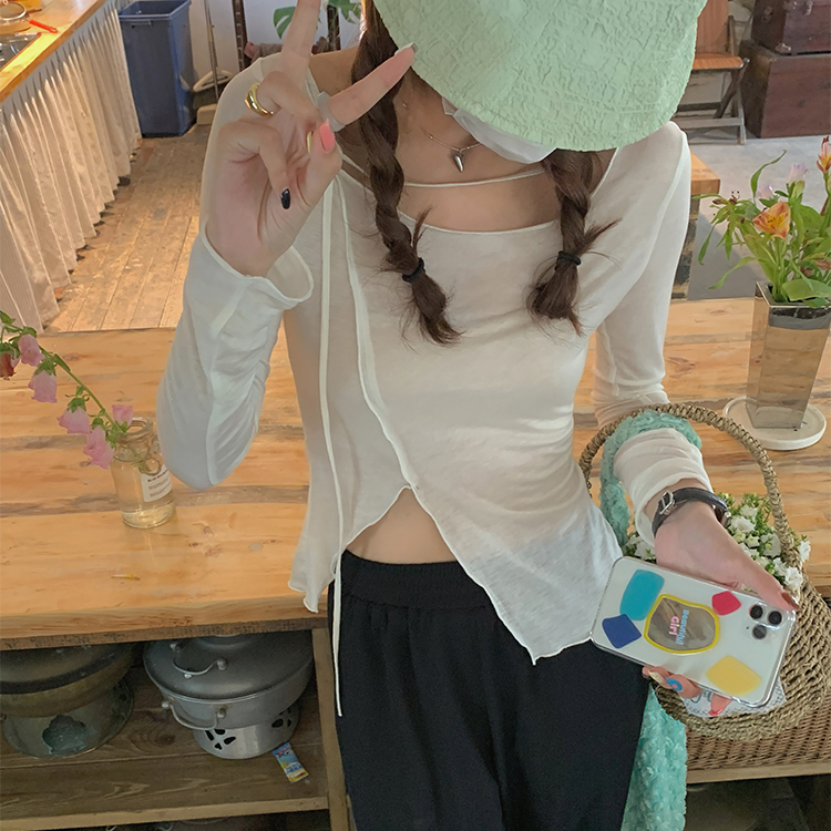 Áo thun COZOK tay dài thiết kế hợp thời trang cho nữ