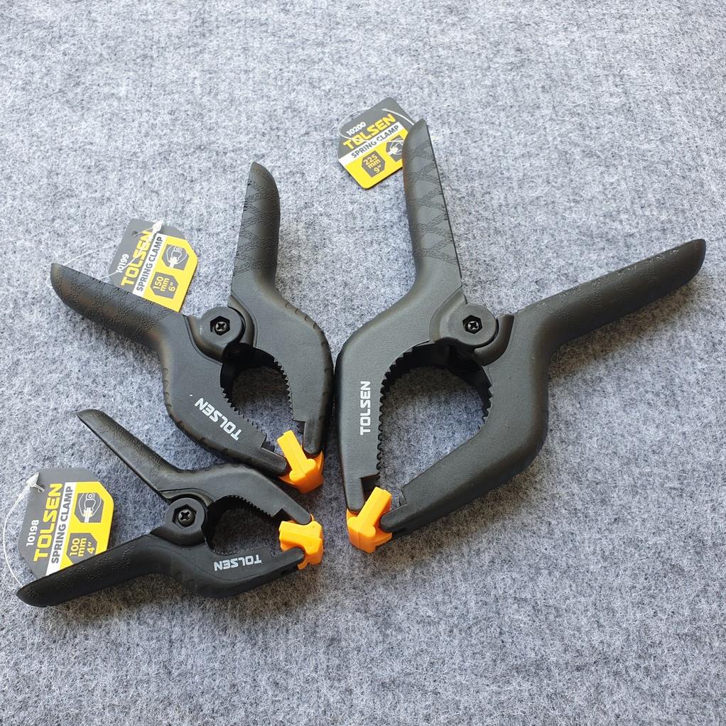 Kẹp nhanh chữ A lò xo kẹp gỗ, cơ khí thông minh Tolsen 10198 /10199 /10200 - Thân hỗn hợp sợi thủy tinh
