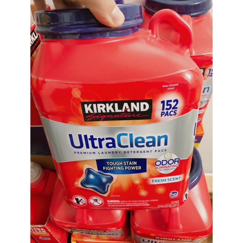 Viên Giặt Quần Áo KIRKLAND ULTRA CLEAN 152 viên