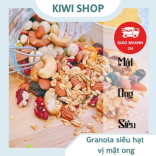 GRANOLA SIÊU HẠT VỊ MẬT ONG HŨ 450GR *KIWISHOP*