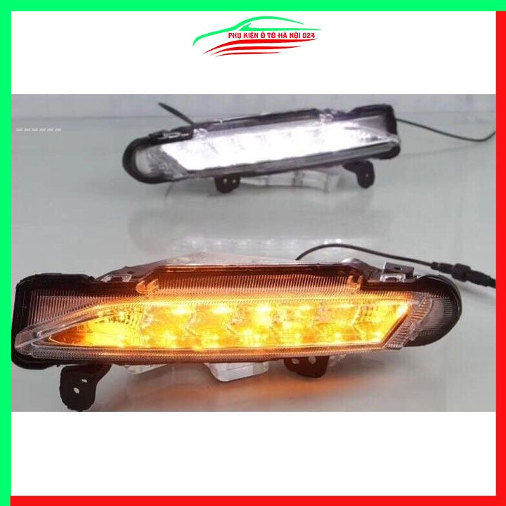 Đèn led mí ca lăng cản trước ô tô Vios 2019 2020 Bản E Chạy Đuổi