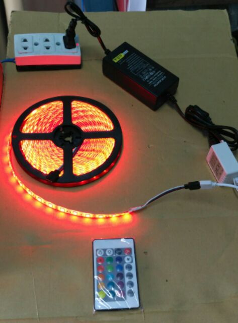 Bộ Đèn + Remote - Led đổi màu RGB - 5050 ( không có nguồn )