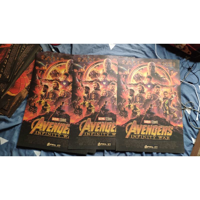 Poster tranh Avengers Marvel Biệt đội siêu anh hùng 35x51cm trang trí, làm quà tặng